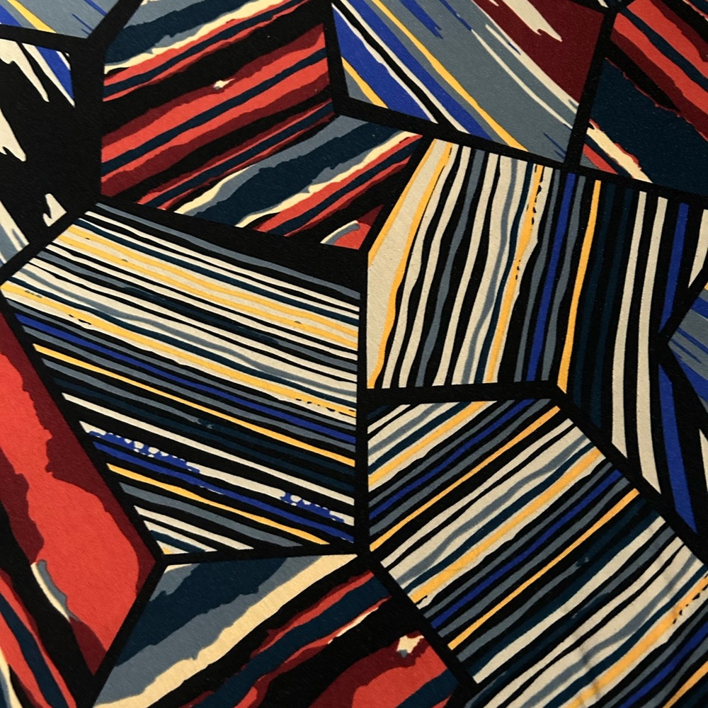 Bright Graphic Print LuLaRoe Maxi Skirt 3x